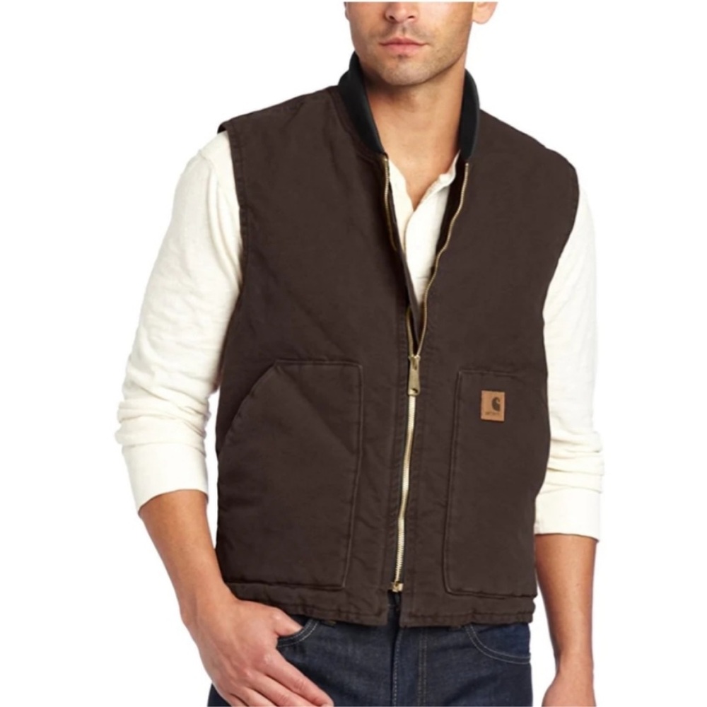 Carhartt Men's Dark Brown Vest
